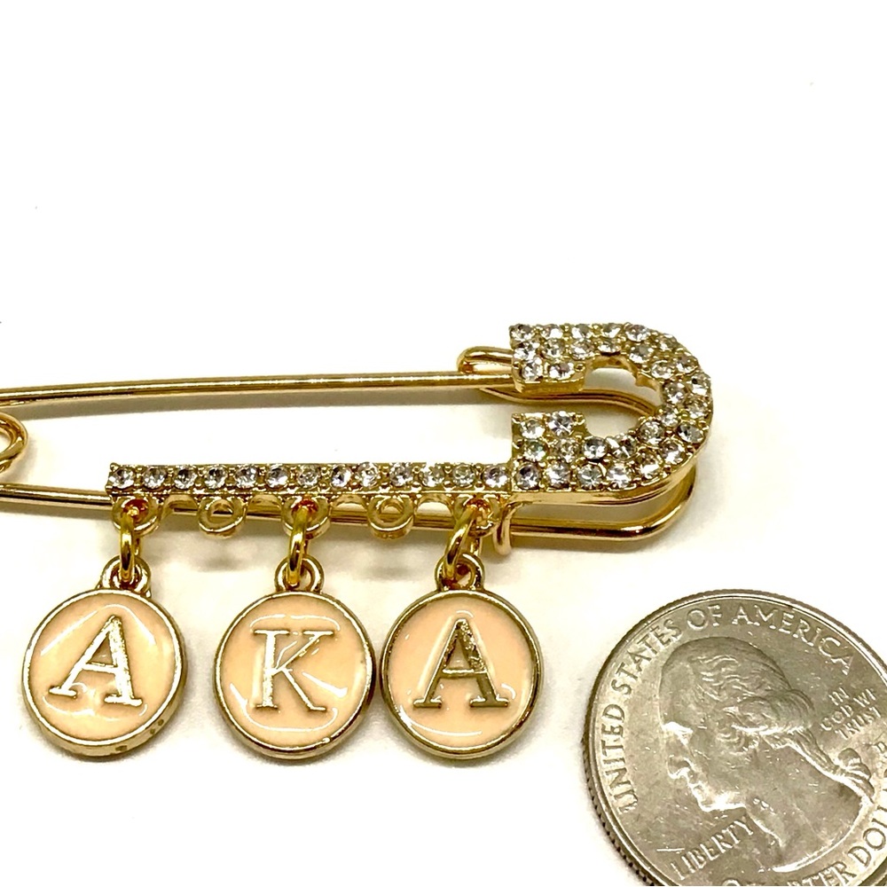 AKA Gold Pin/Brooch - Picture 3 of 4